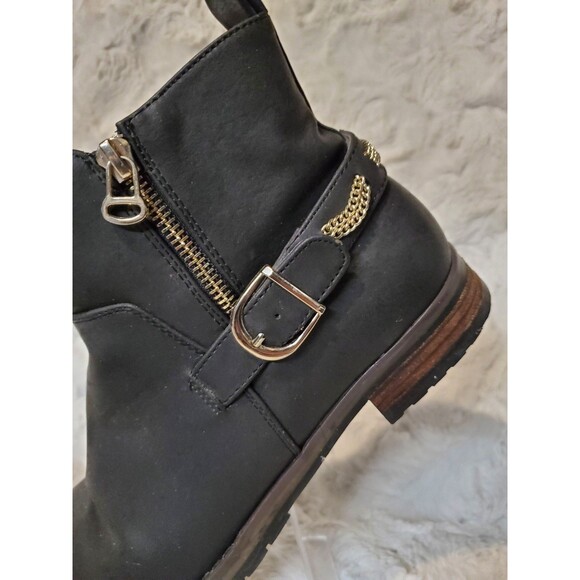 "Call it SPRING" Woman's Zip Up Ankle Boots - Size 8 - Black - 0267 - Picture 3 of 4